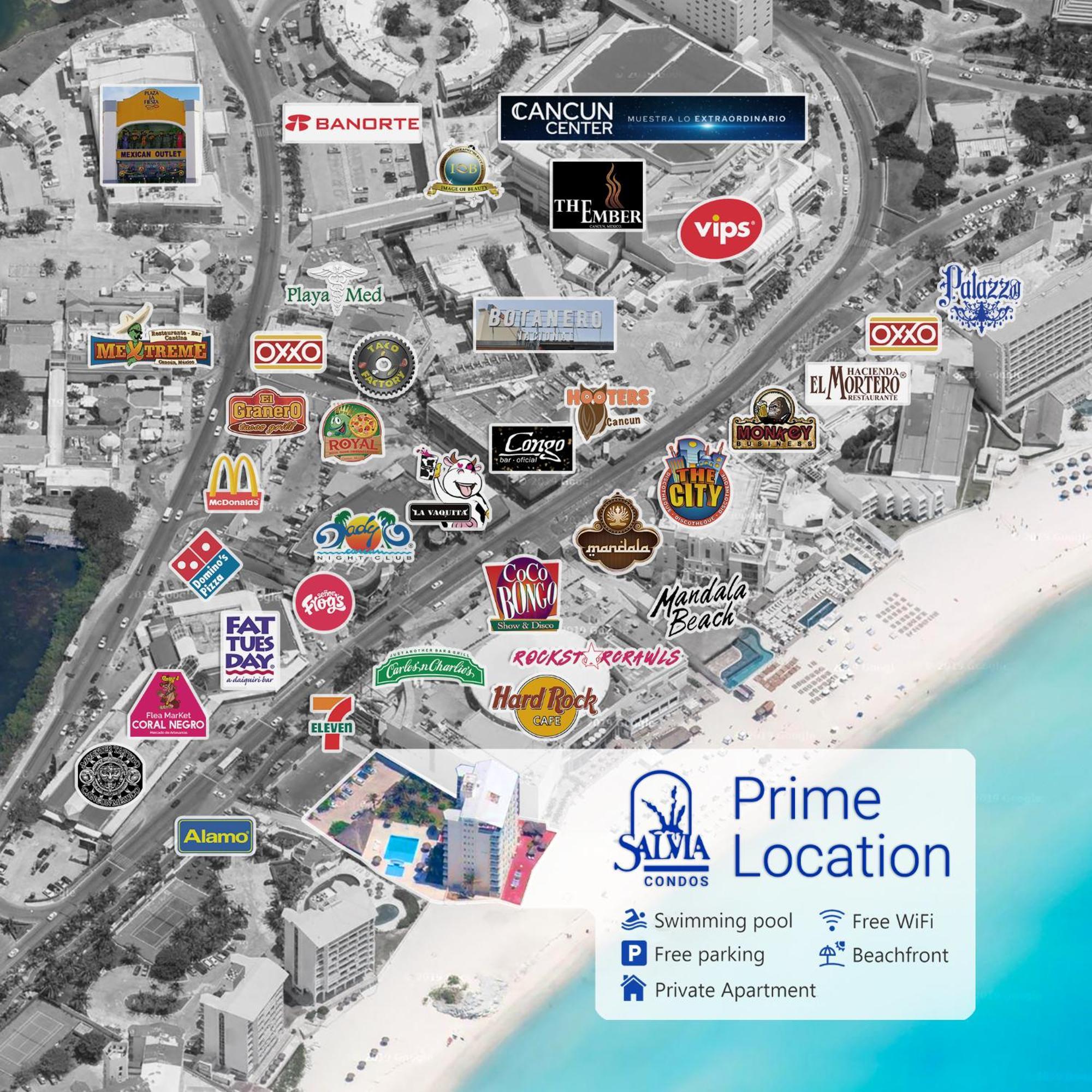 Paradise Beachfront & Nightlife Heart Cancun Dış mekan fotoğraf